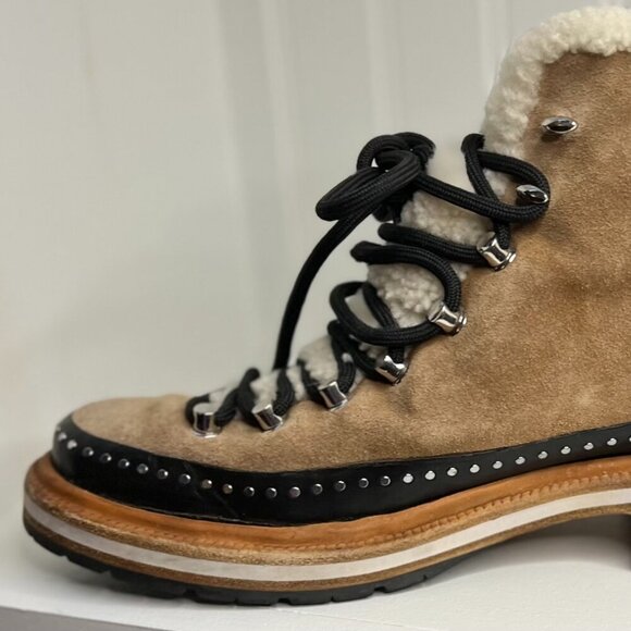Rag & Bone Women's Compass Genuine Shearling Boots Size 9/39 - Picture 8 of 9